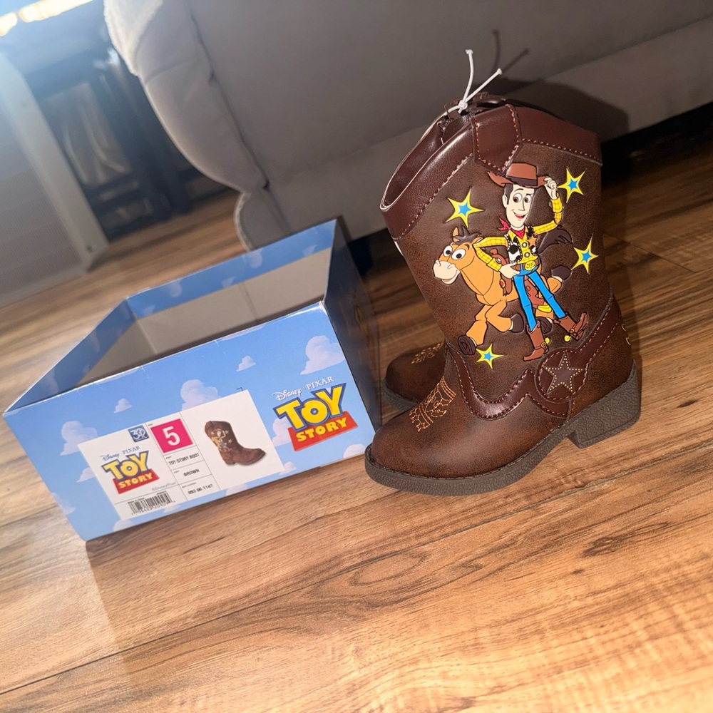 Disney Toy Story Brown Kids Boots